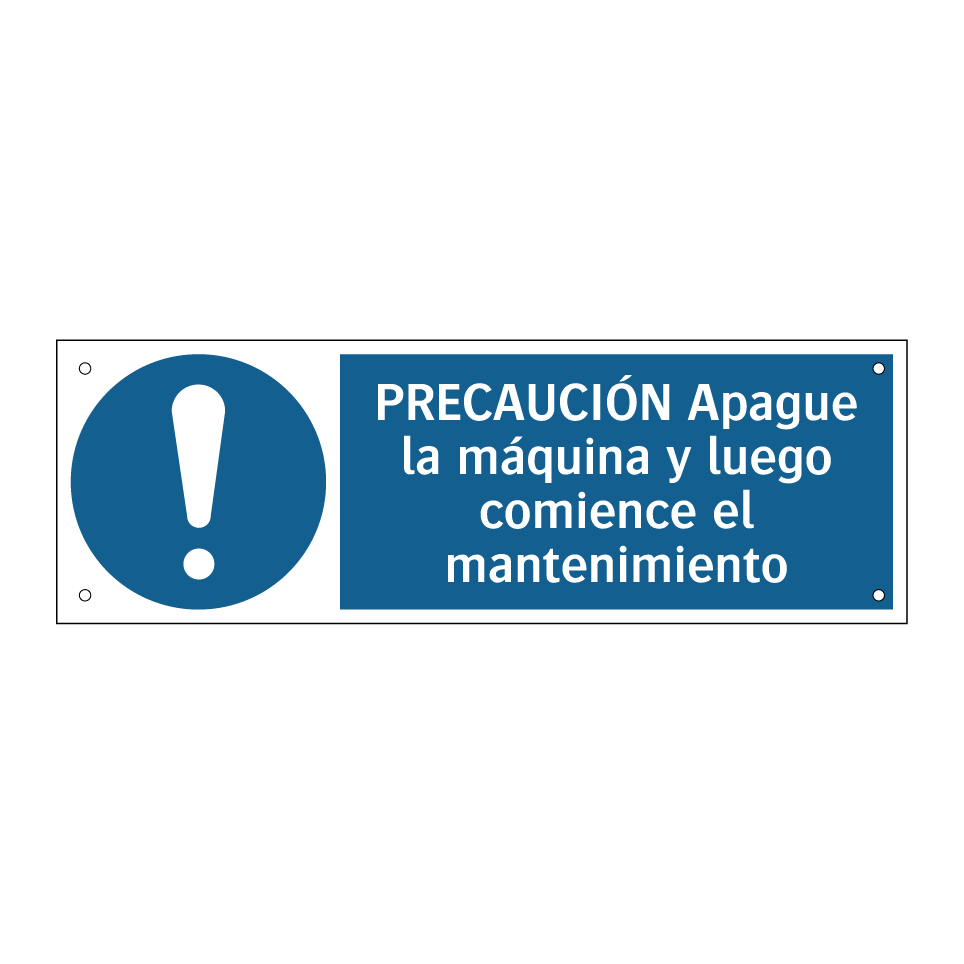 PRECAUCIÓN Apague la máquina y luego comience el mantenimiento