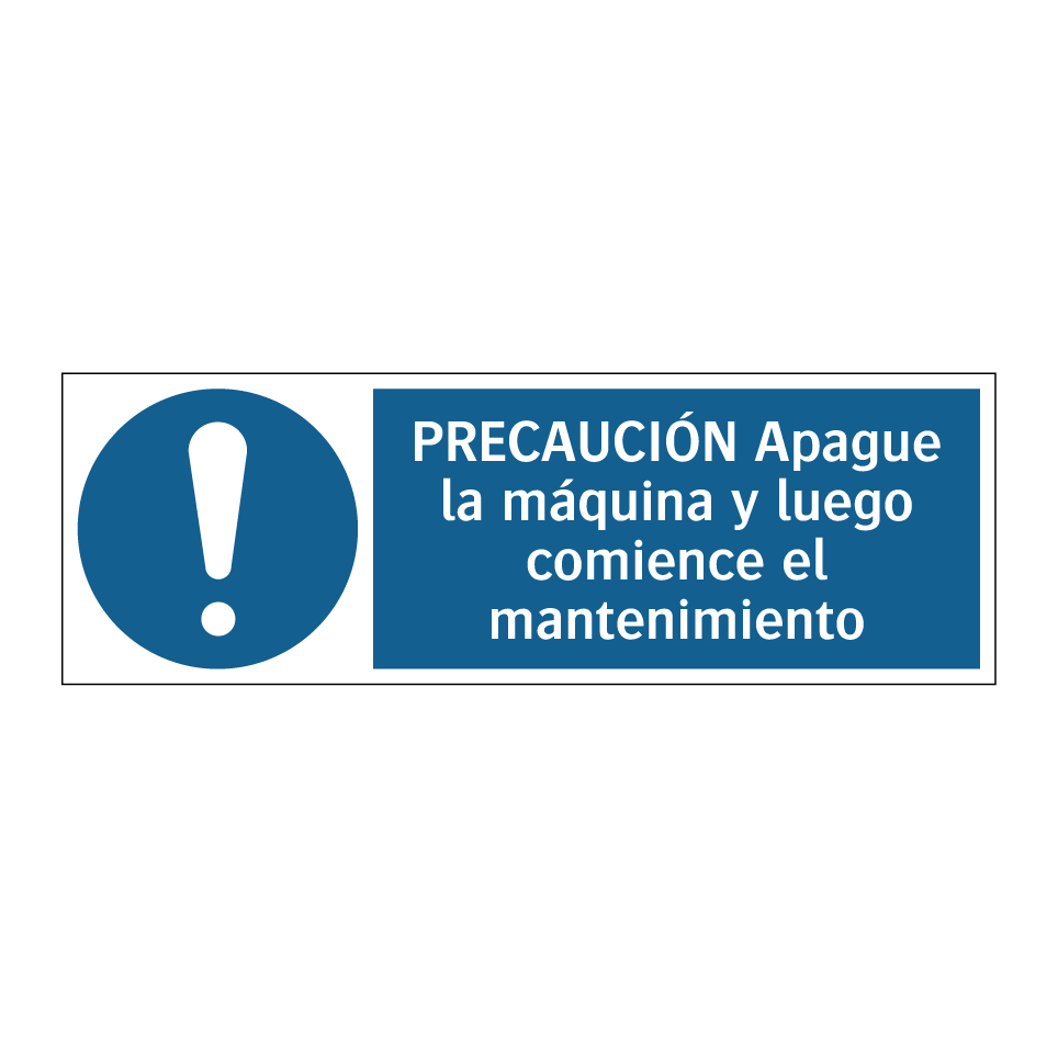 PRECAUCIÓN Apague la máquina y luego comience el mantenimiento