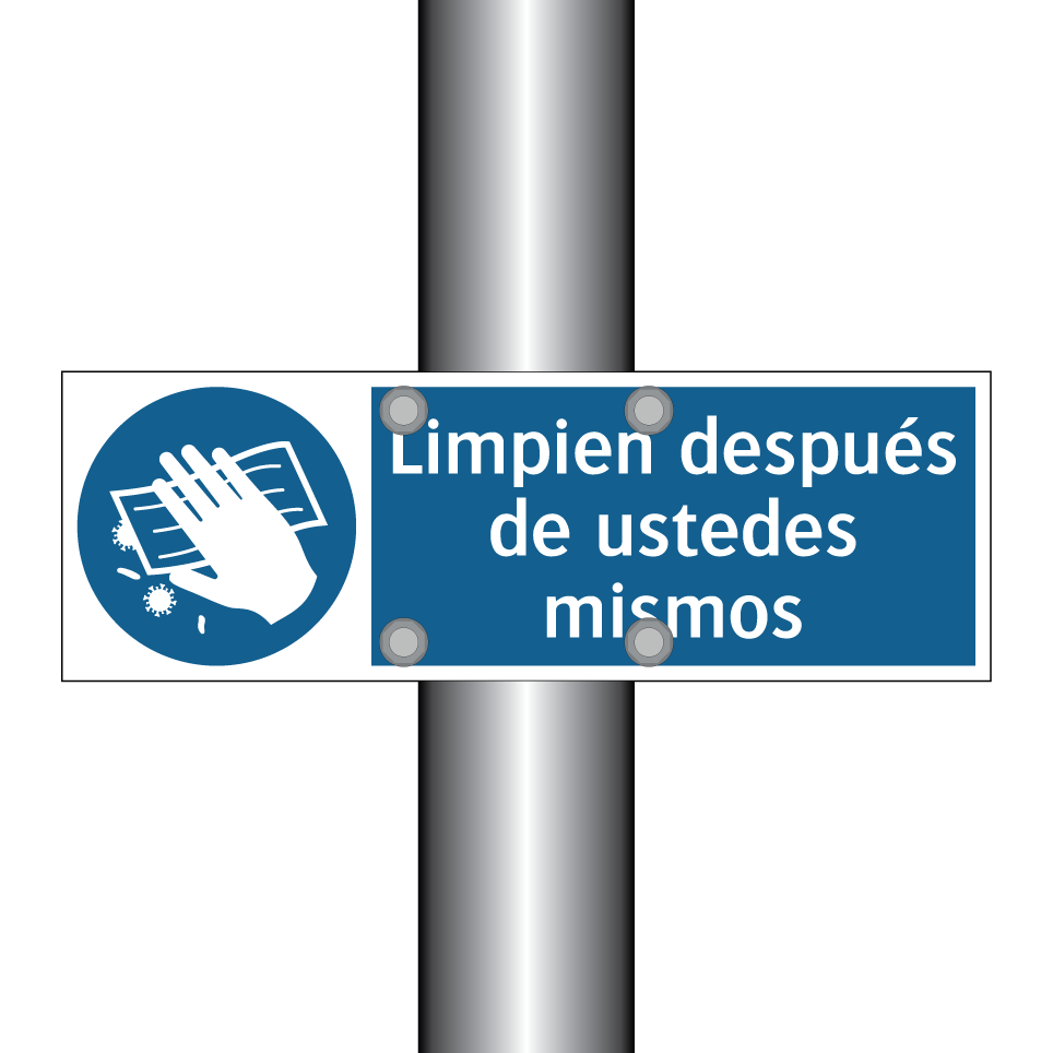 Limpien después de ustedes mismos