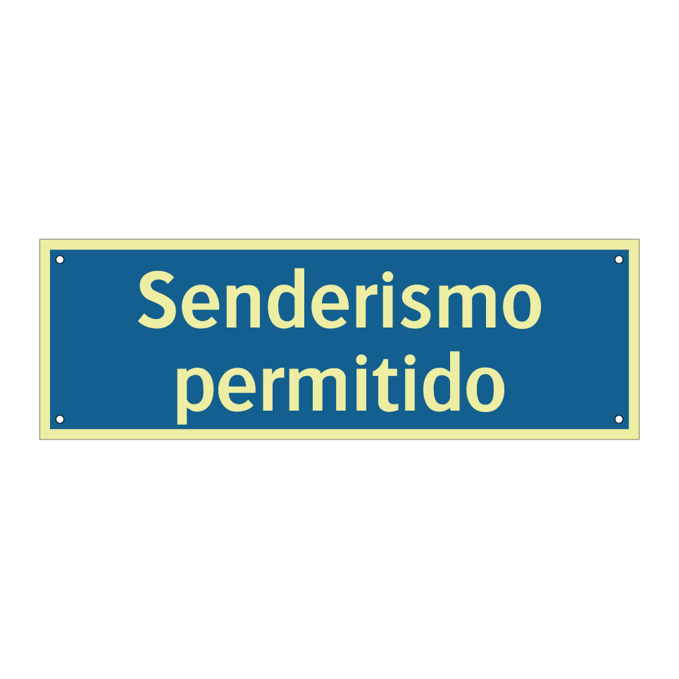Senderismo permitido