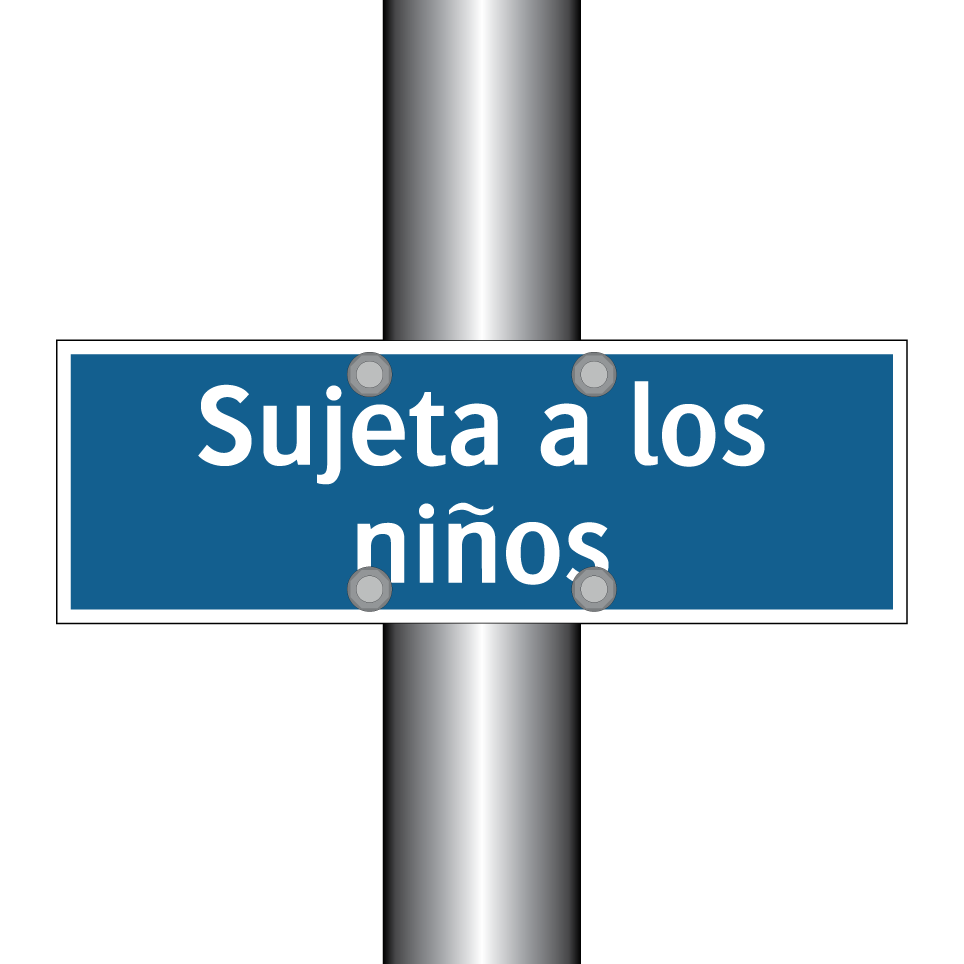 Sujeta a los niños