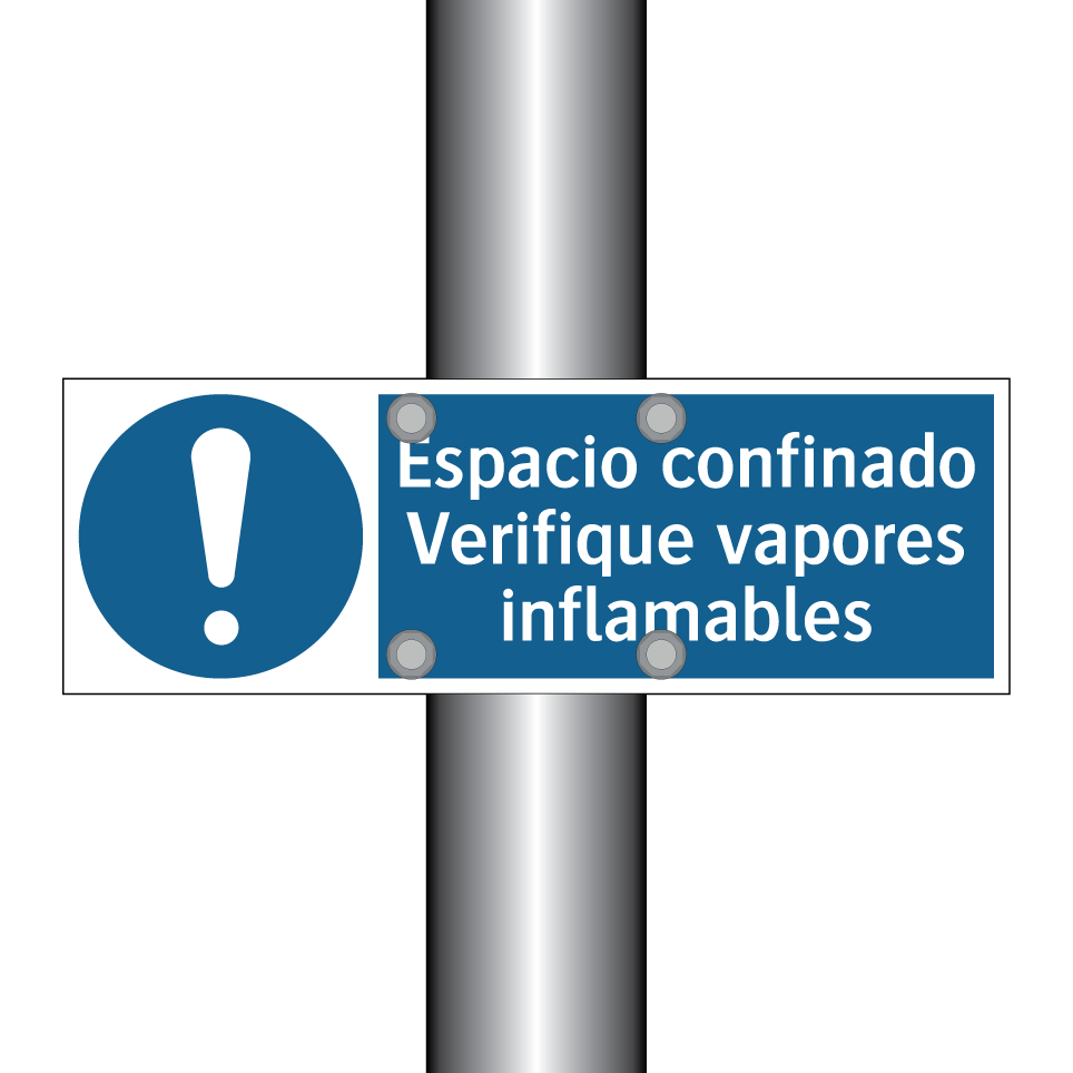 Espacio confinado Verifique vapores inflamables