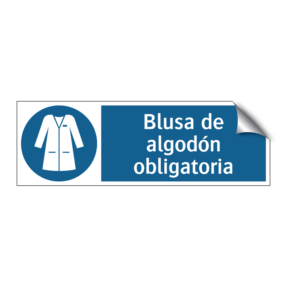 Blusa de algodón obligatoria