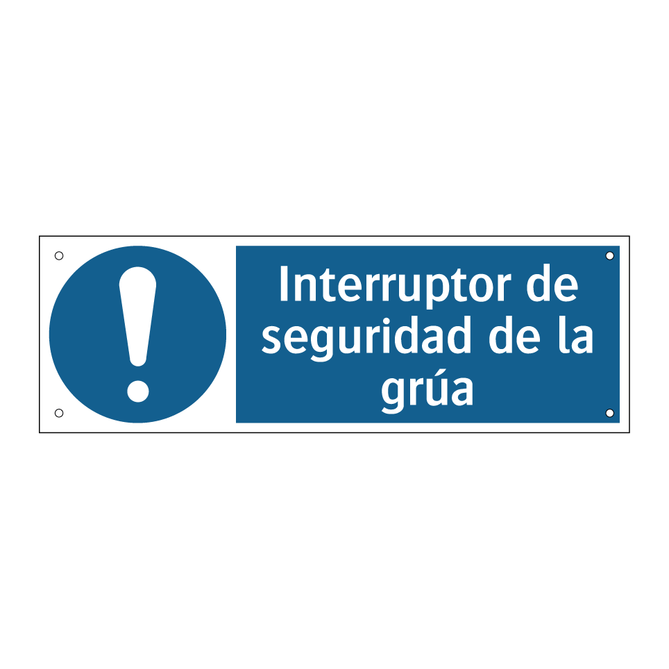 Interruptor de seguridad de la grúa