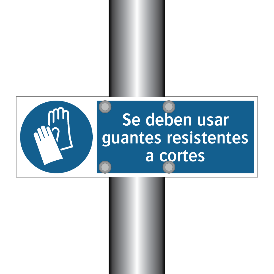 Se deben usar guantes resistentes a cortes