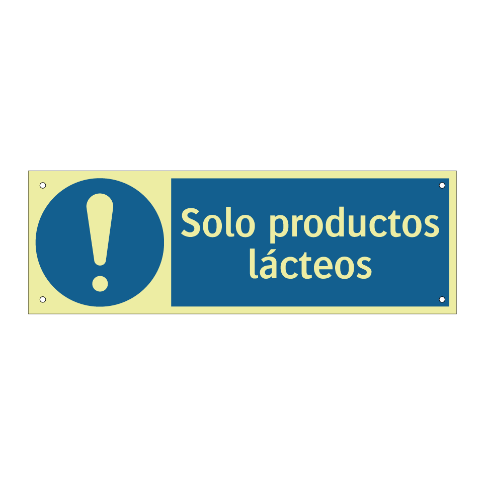 Solo productos lácteos