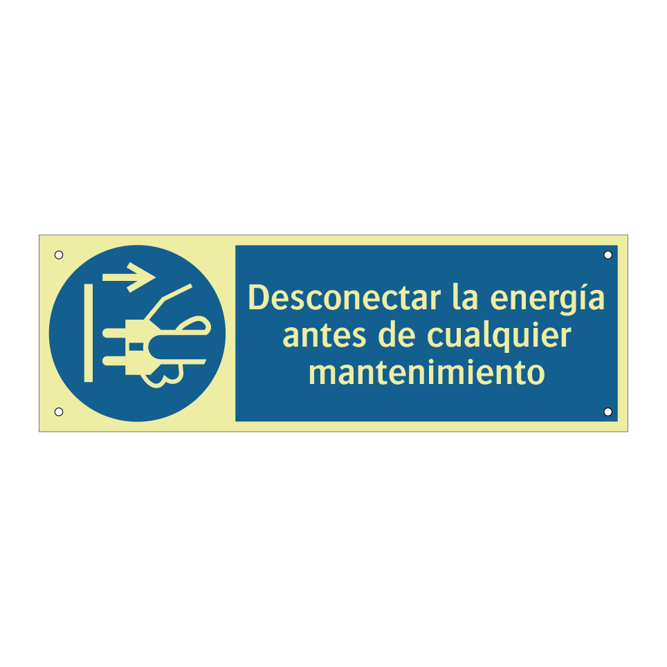 Desconectar la energía antes de cualquier mantenimiento