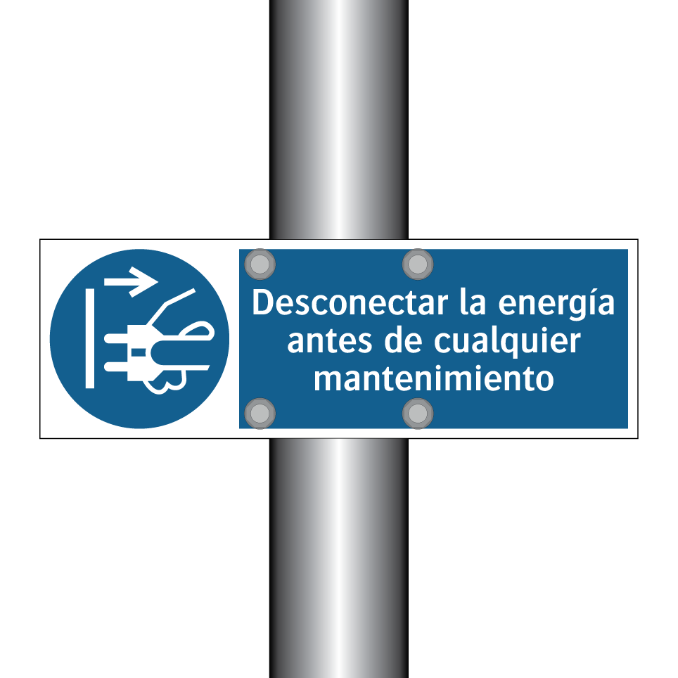 Desconectar la energía antes de cualquier mantenimiento