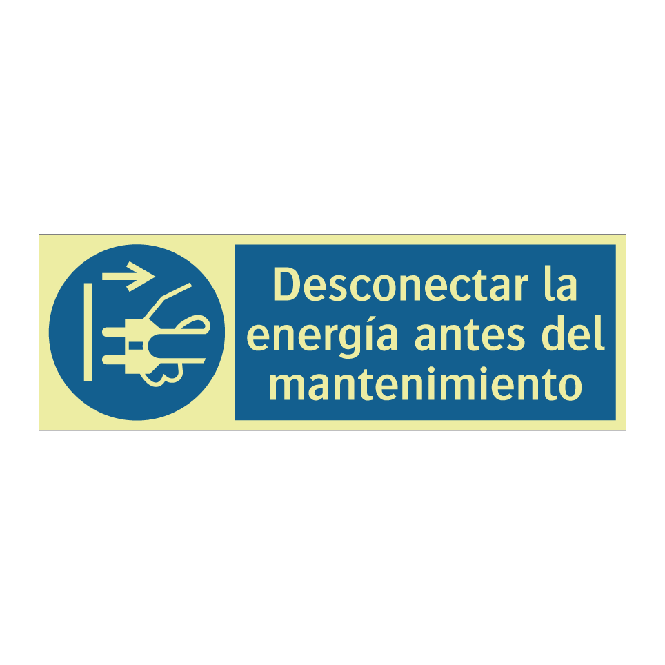 Desconectar la energía antes del mantenimiento