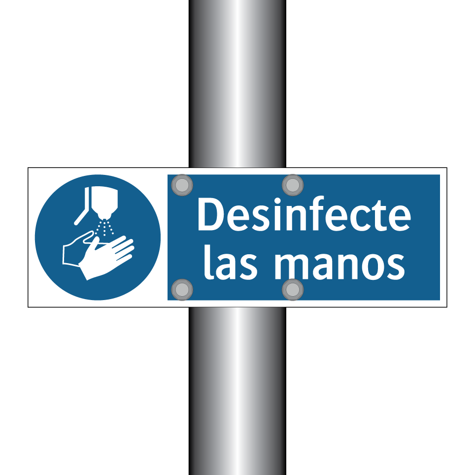 Desinfecte las manos