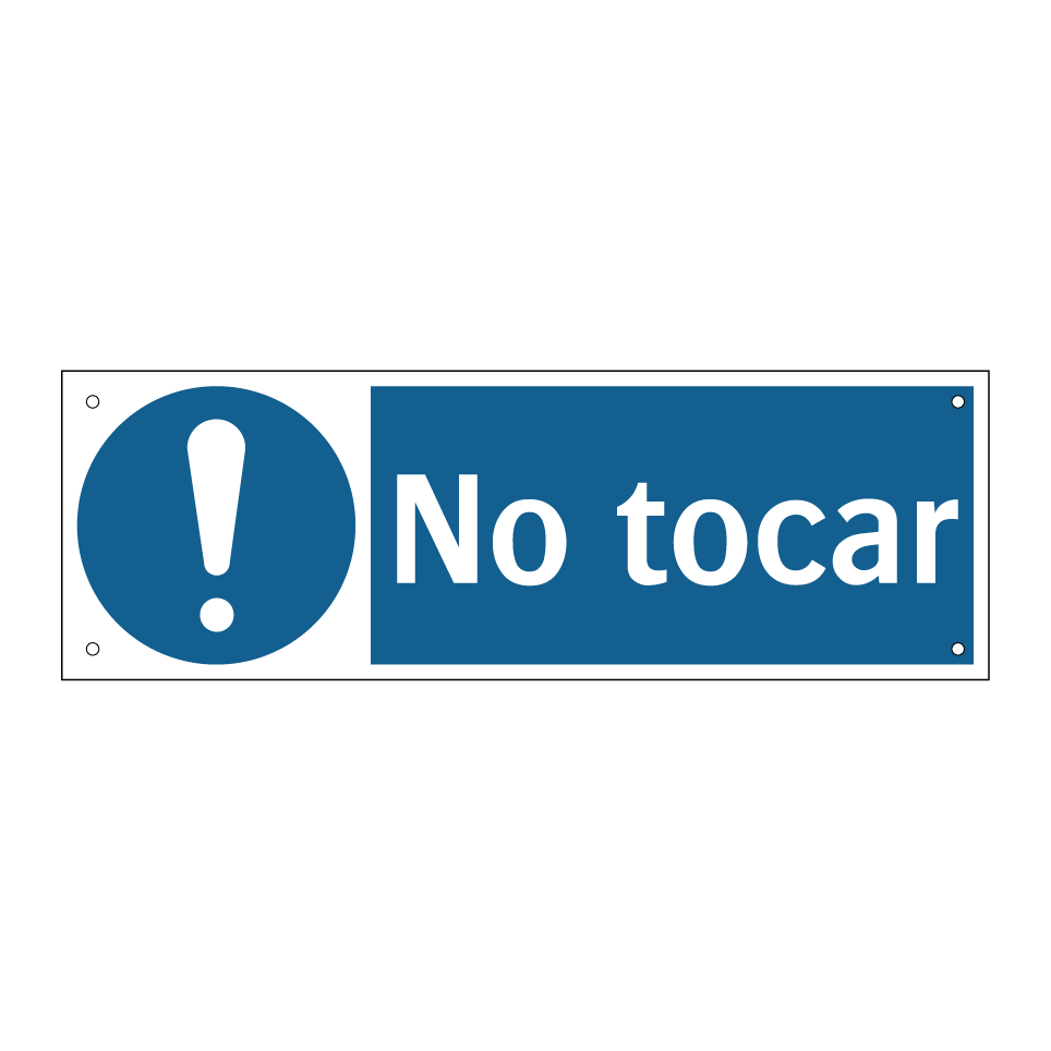No tocar