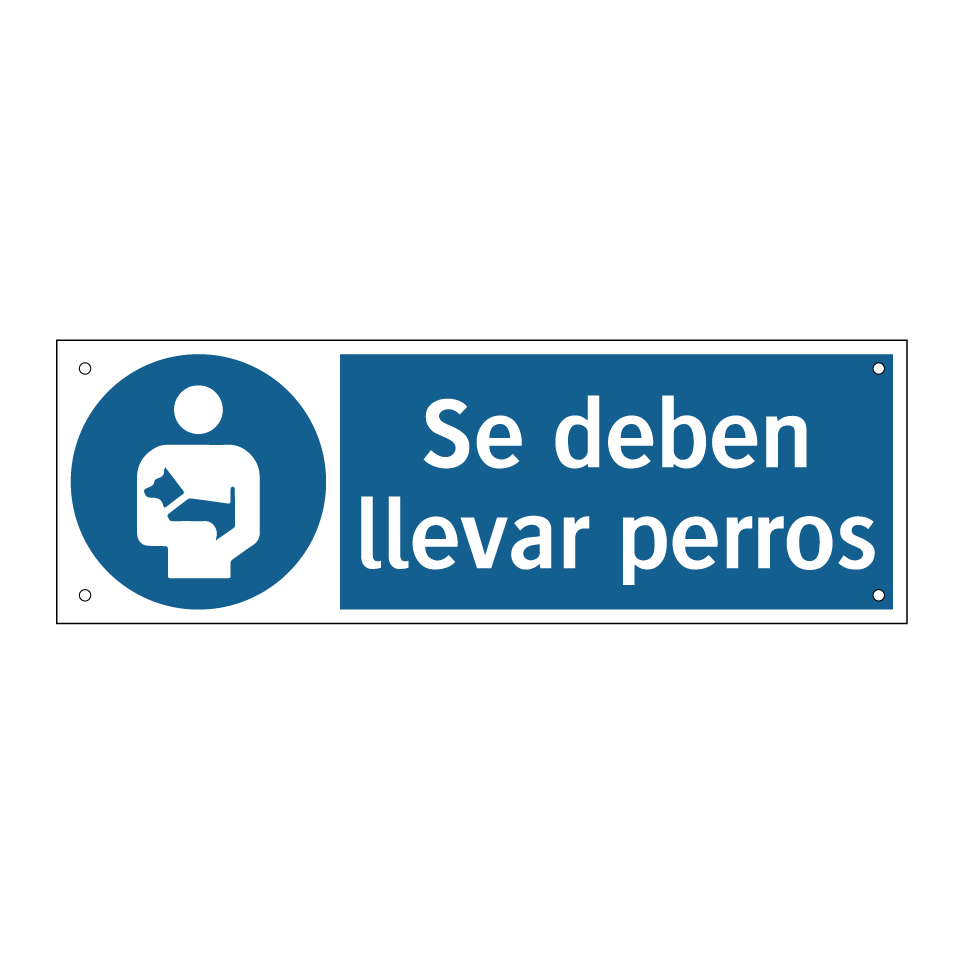 Se deben llevar perros