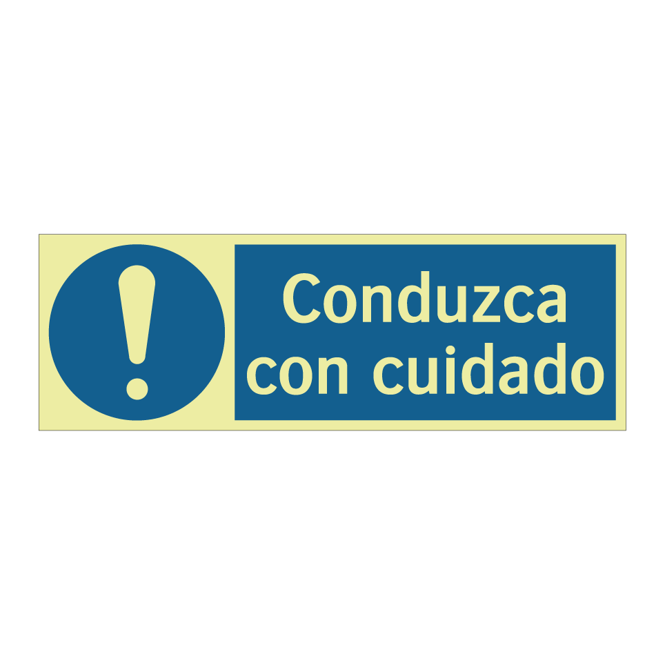 Conduzca con cuidado