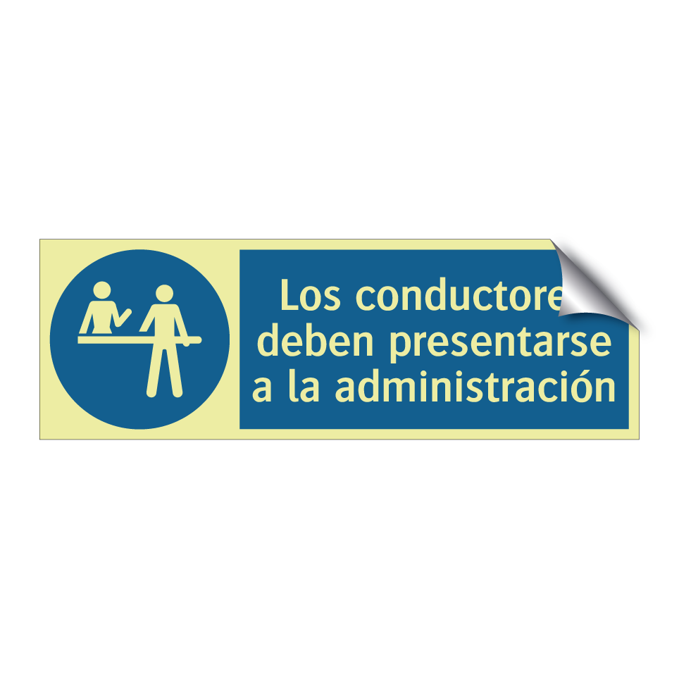 Los conductores deben presentarse a la administración