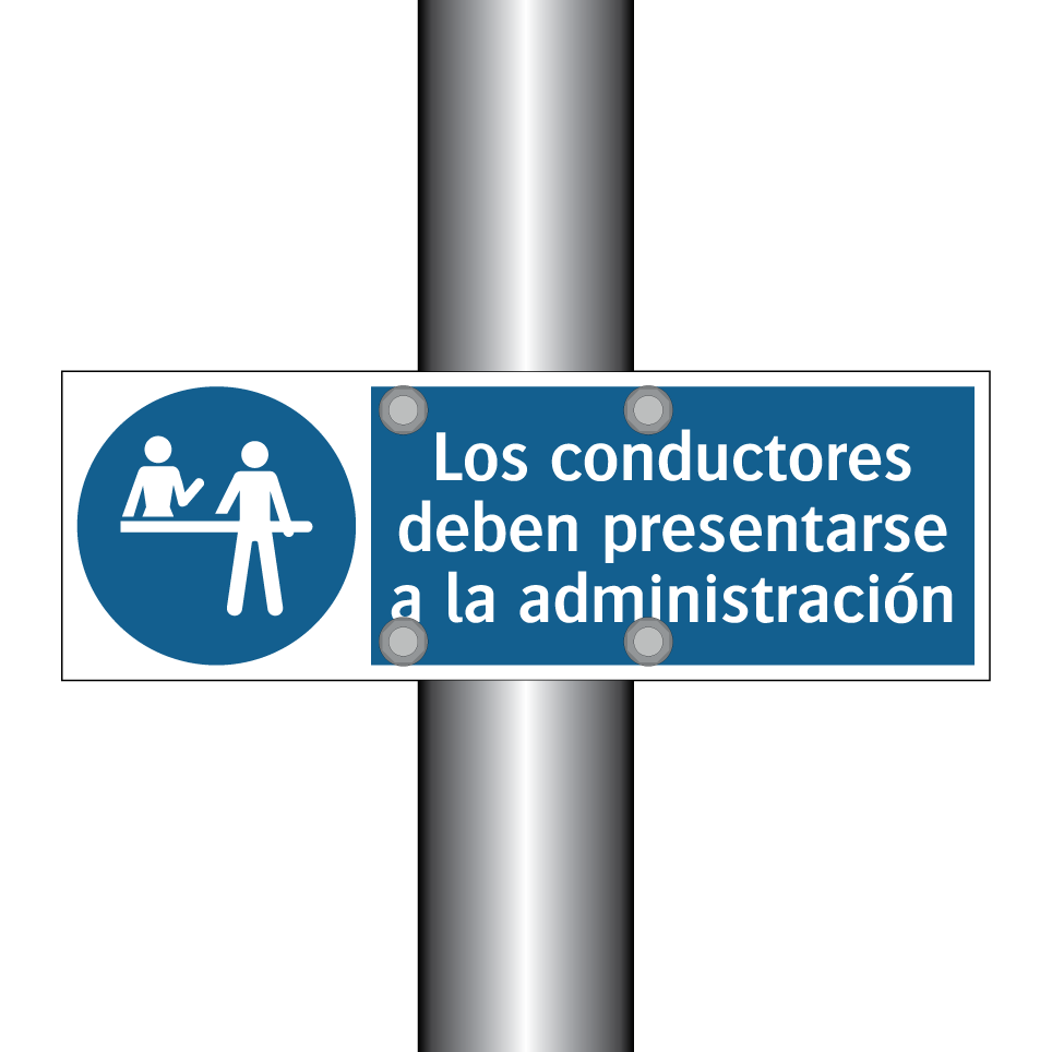 Los conductores deben presentarse a la administración