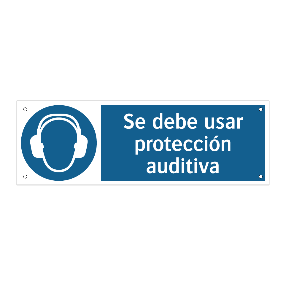 Se debe usar protección auditiva