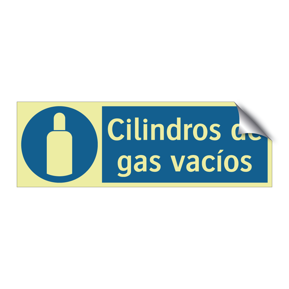 Cilindros de gas vacíos