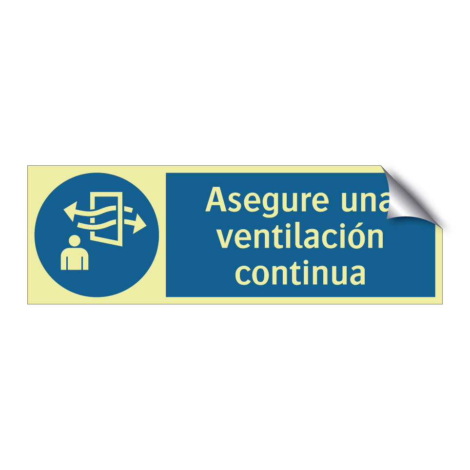 Asegure una ventilación continua
