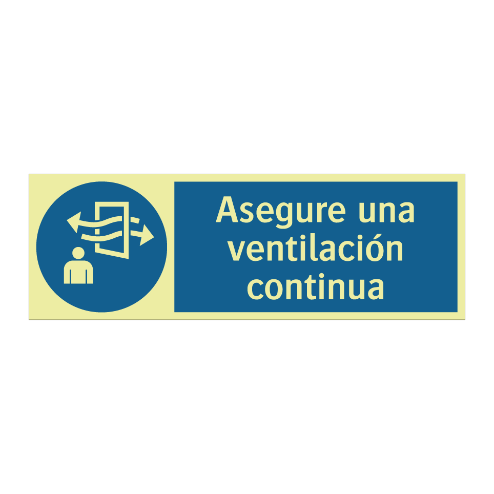 Asegure una ventilación continua