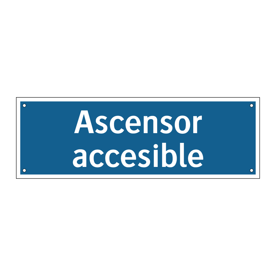 Ascensor accesible