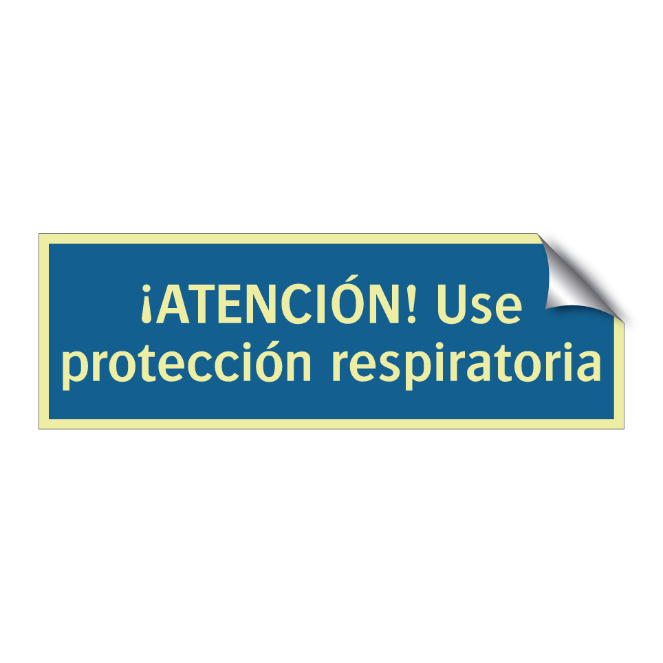 ¡ATENCIÓN! Use protección respiratoria