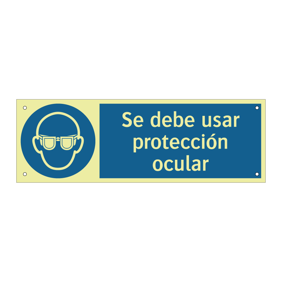 Se debe usar protección ocular