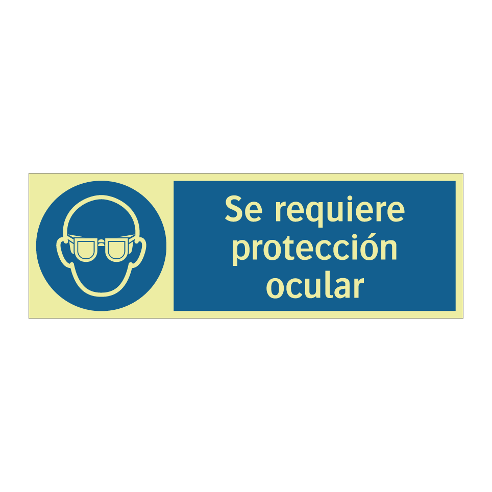 Se requiere protección ocular