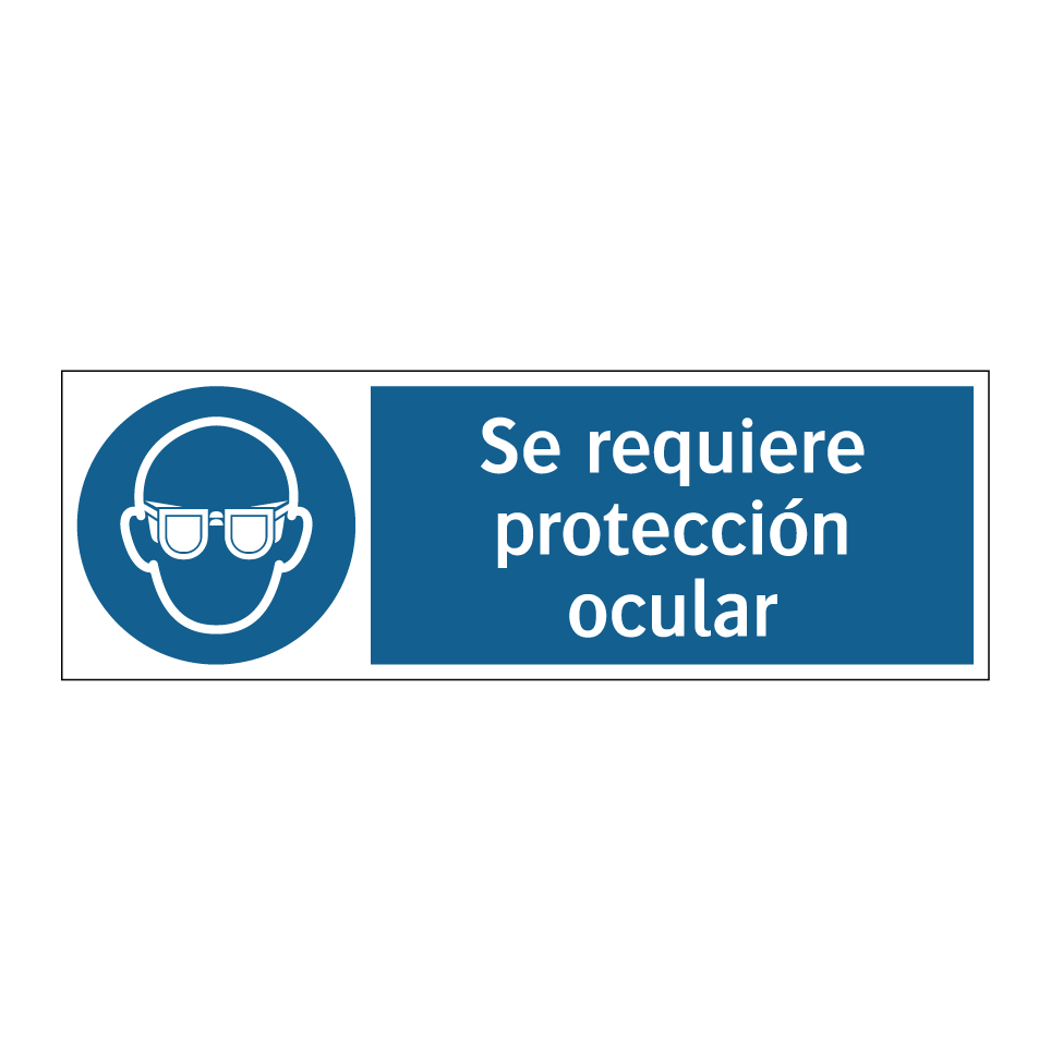 Se requiere protección ocular