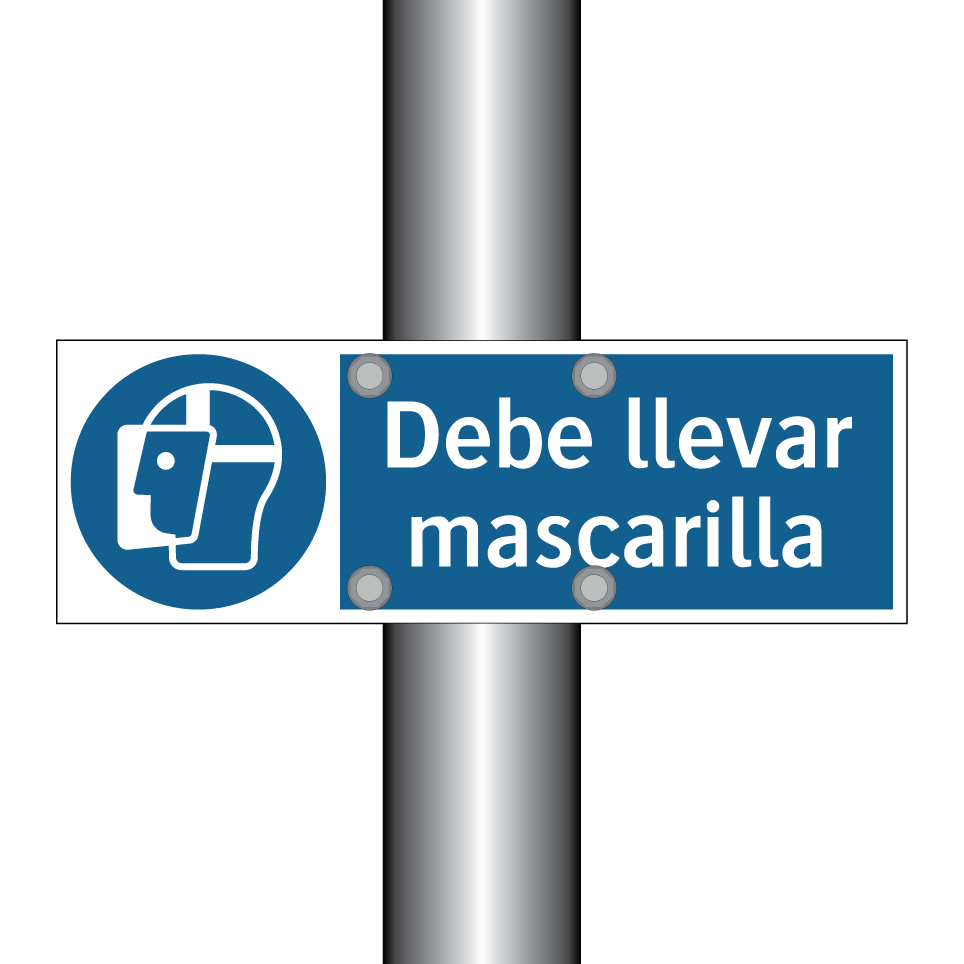 Debe llevar mascarilla