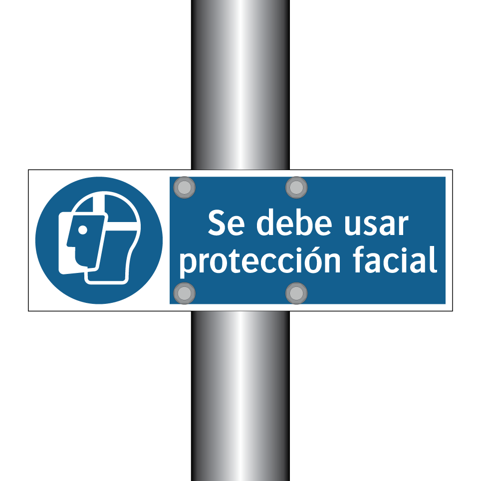Se debe usar protección facial