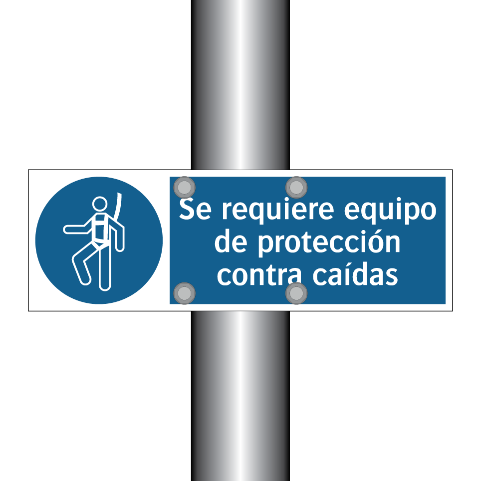 Se requiere equipo de protección contra caídas