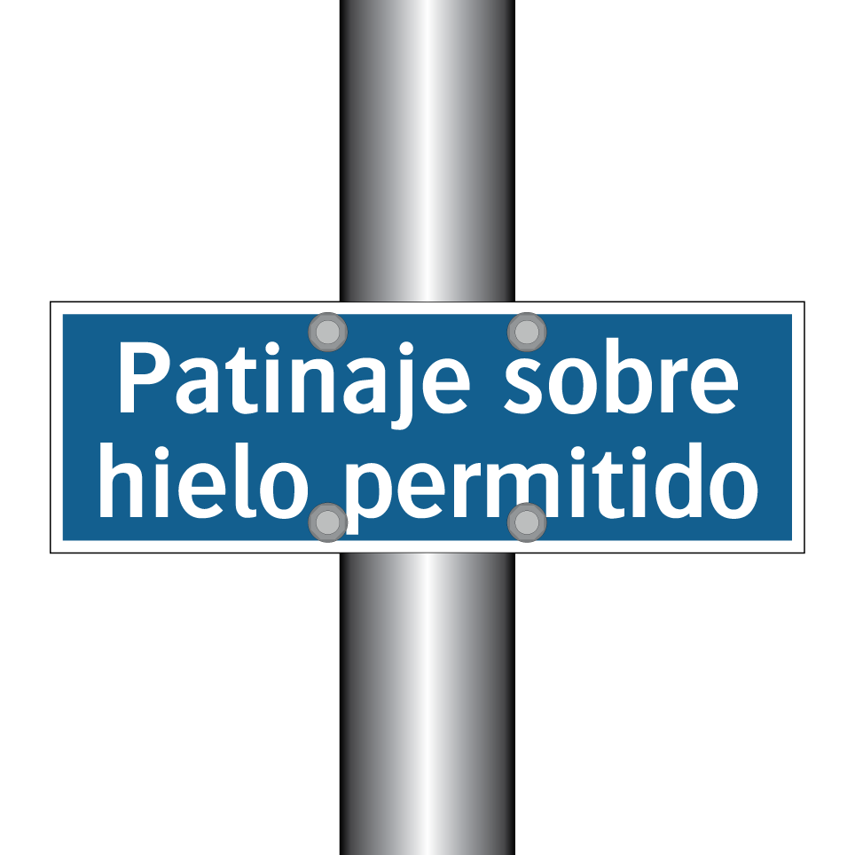 Patinaje sobre hielo permitido