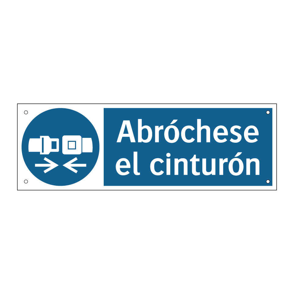 Abróchese el cinturón