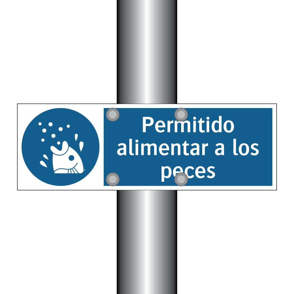 Permitido alimentar a los peces