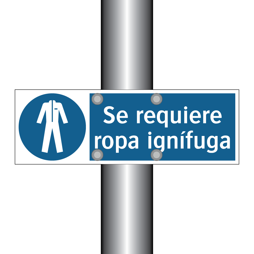 Se requiere ropa ignífuga
