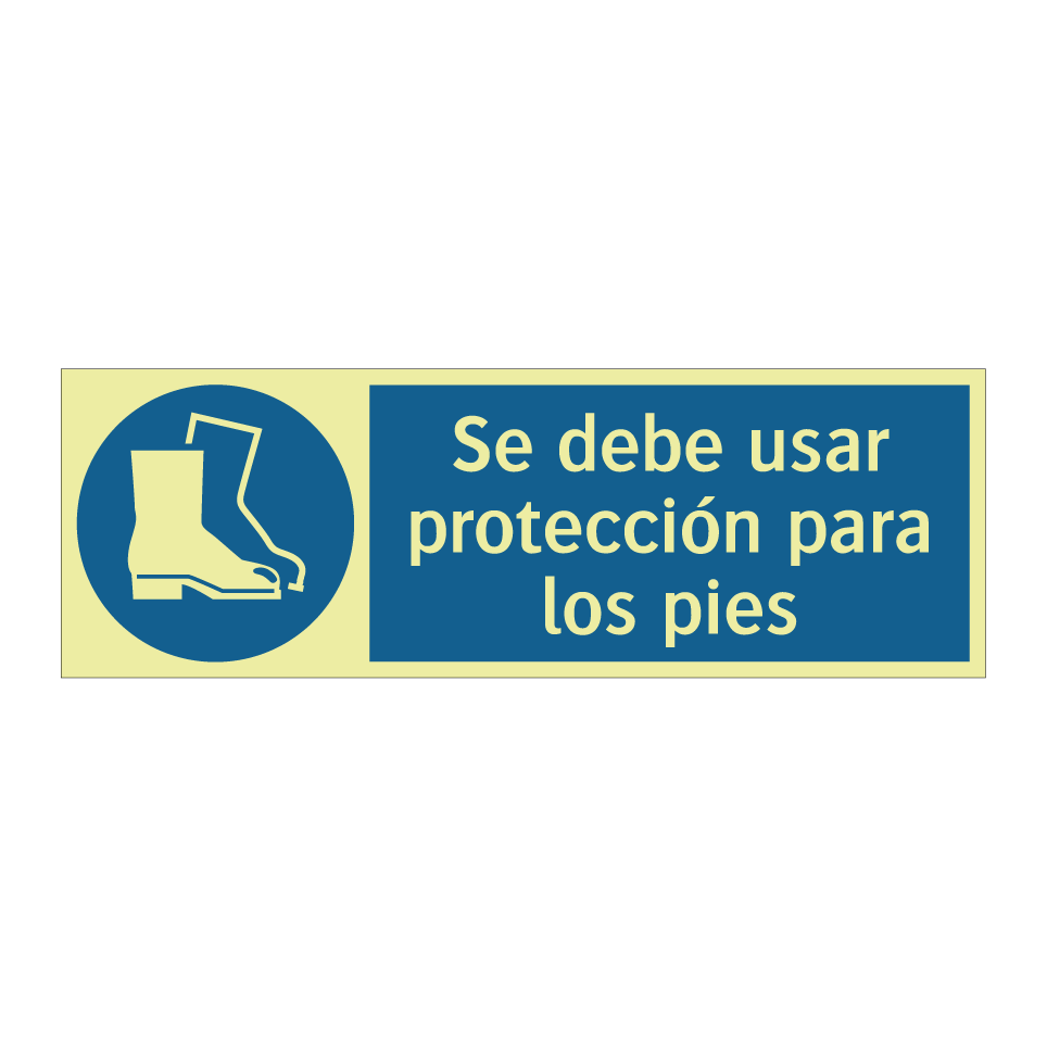 Se debe usar protección para los pies