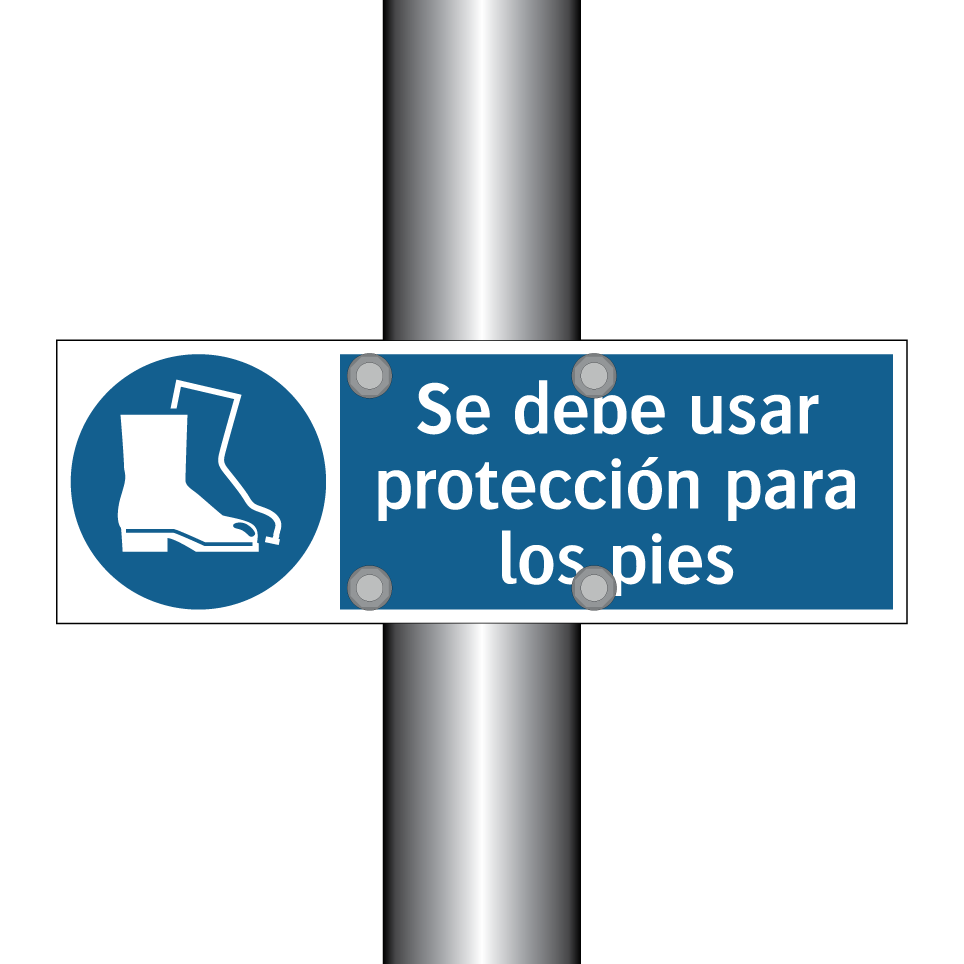 Se debe usar protección para los pies