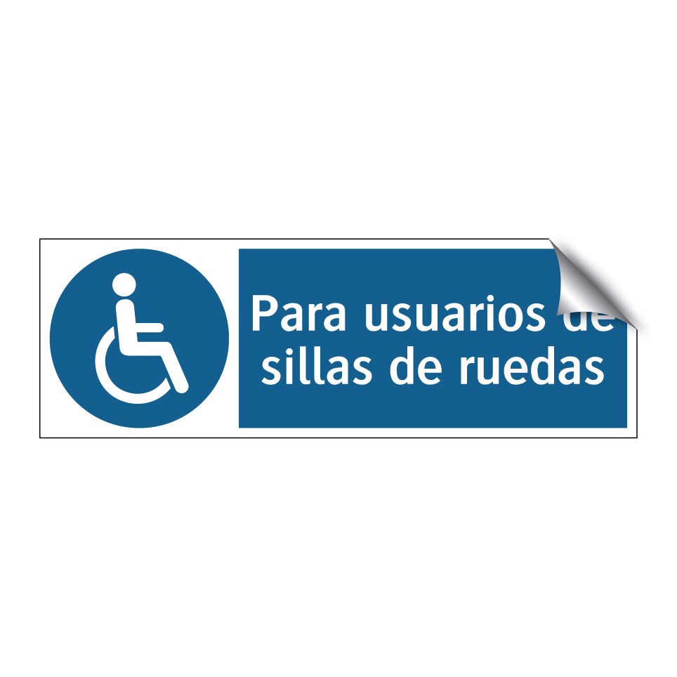 Para usuarios de sillas de ruedas