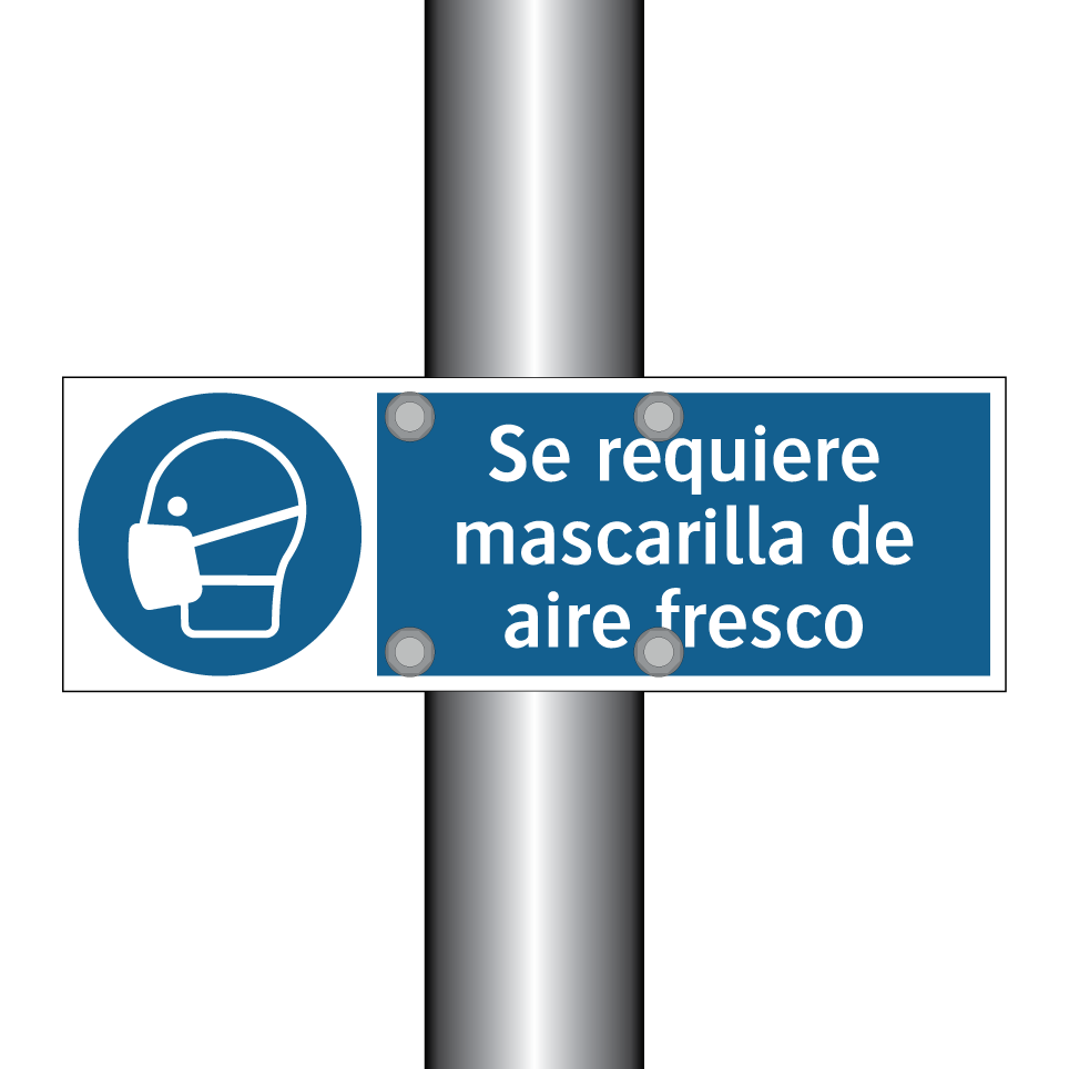Se requiere mascarilla de aire fresco