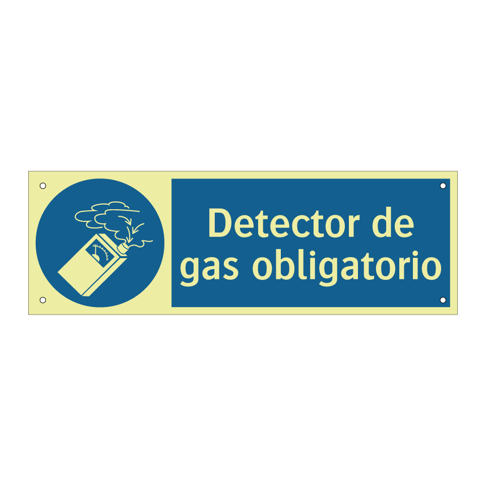 Detector de gas obligatorio