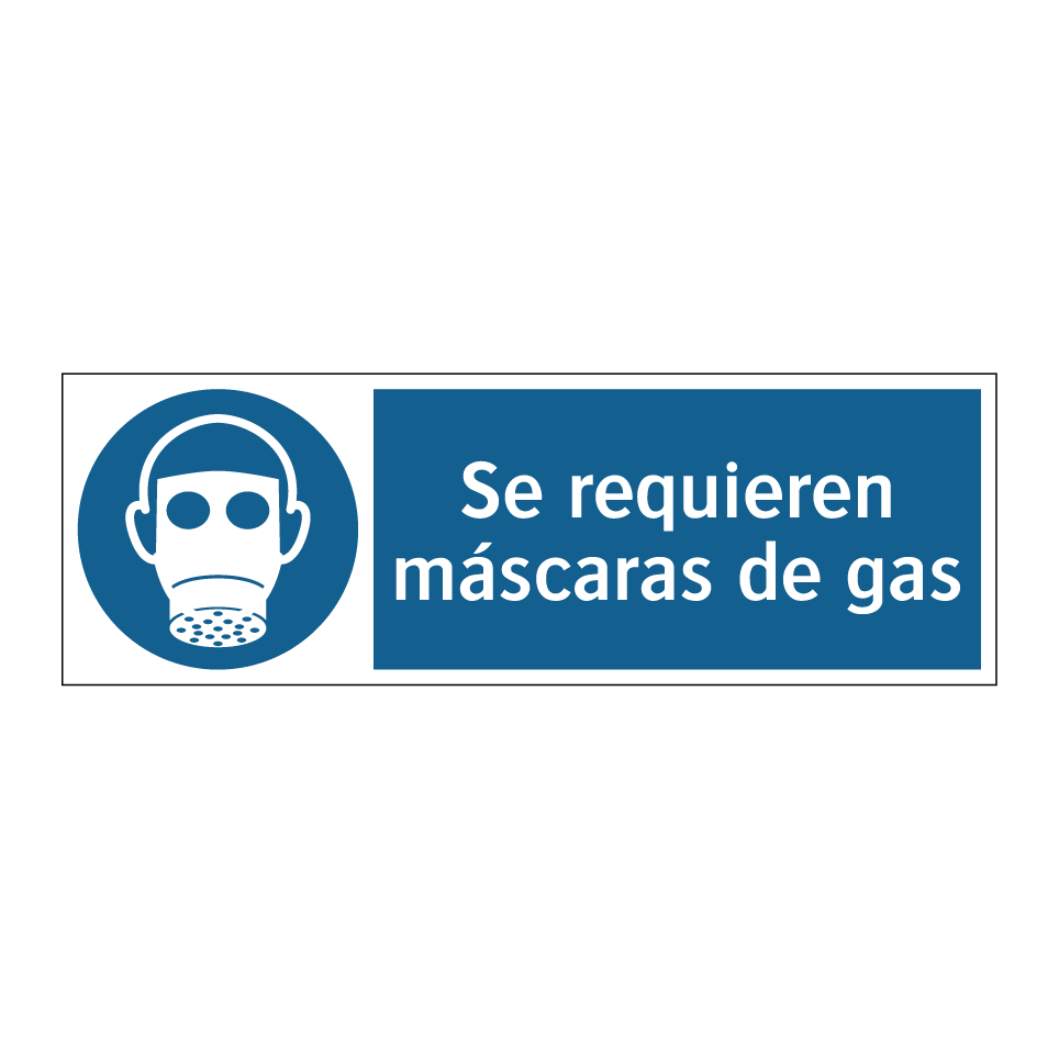 Se requieren máscaras de gas