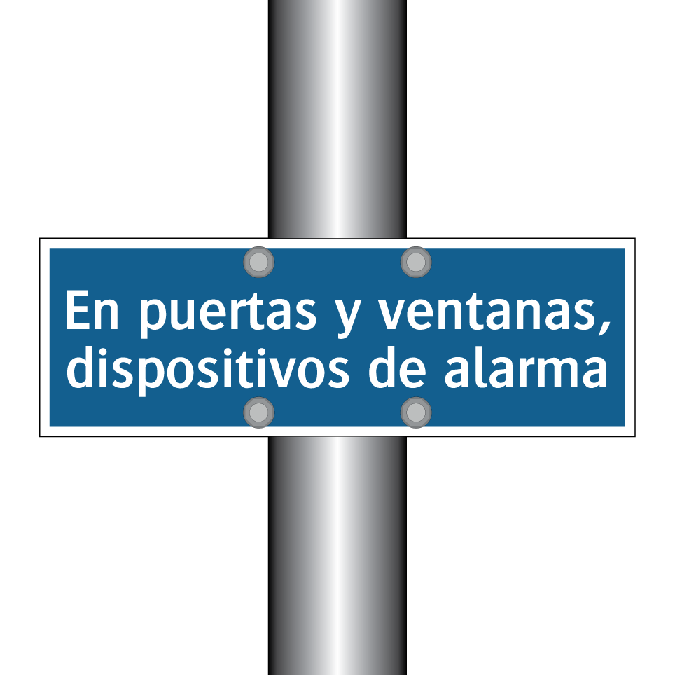 En puertas y ventanas, dispositivos de alarma