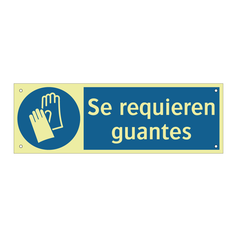 Se requieren guantes