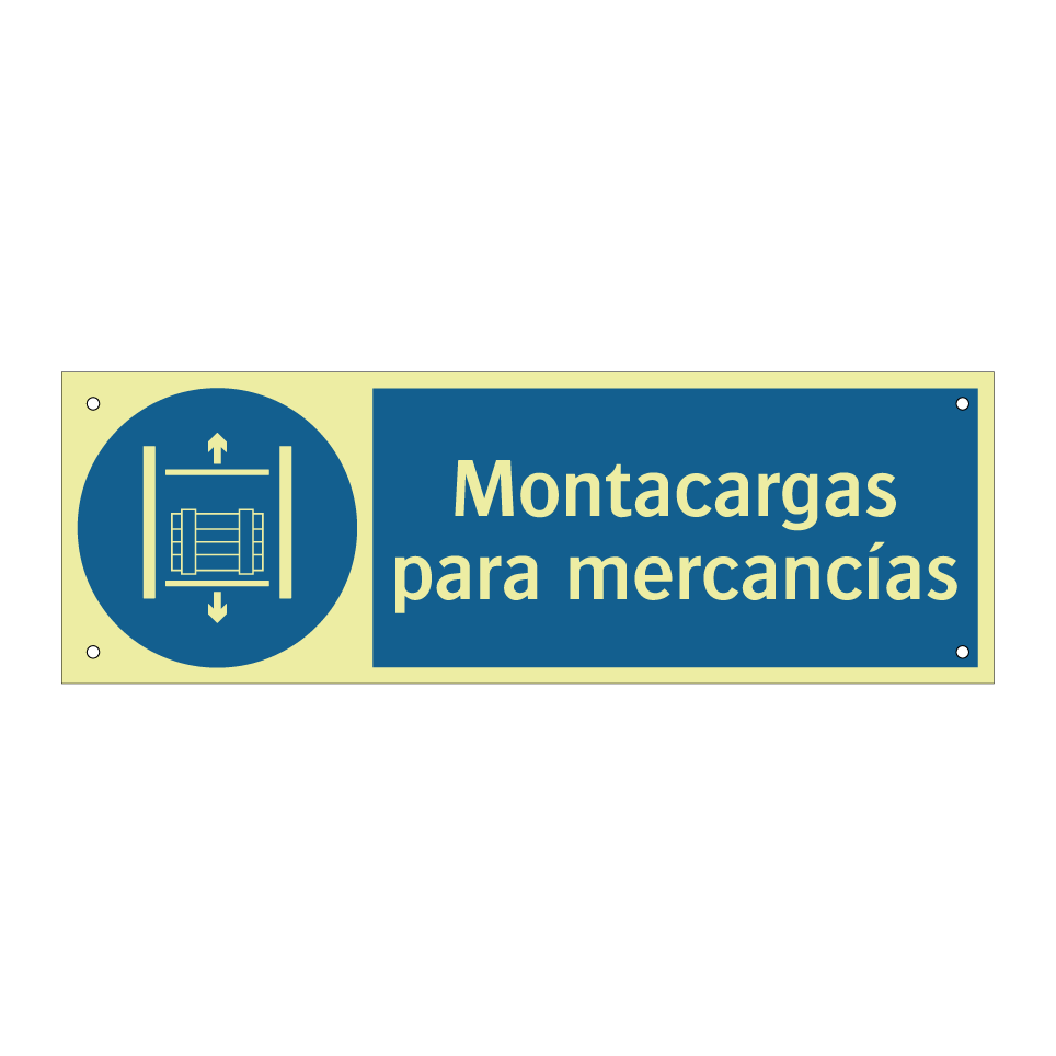Montacargas para mercancías