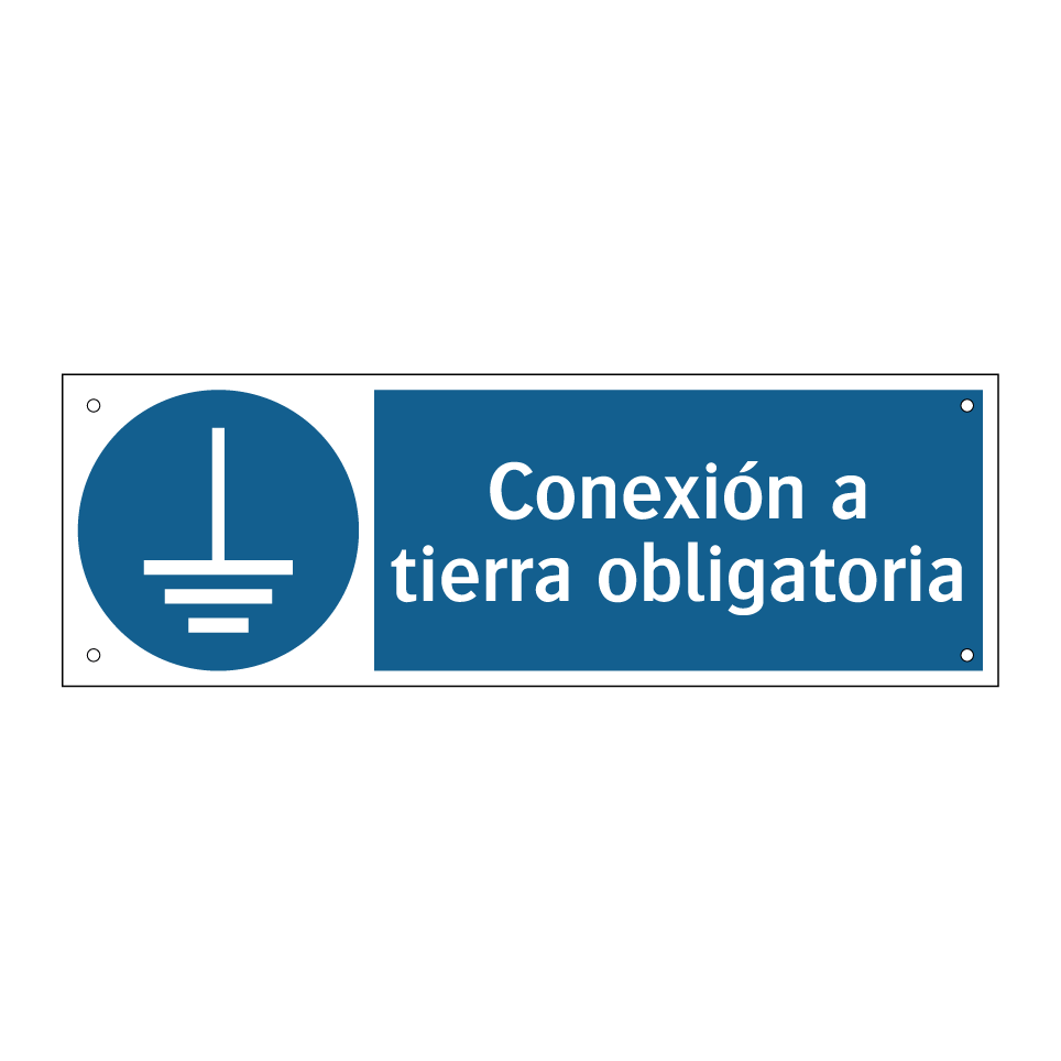 Conexión a tierra obligatoria