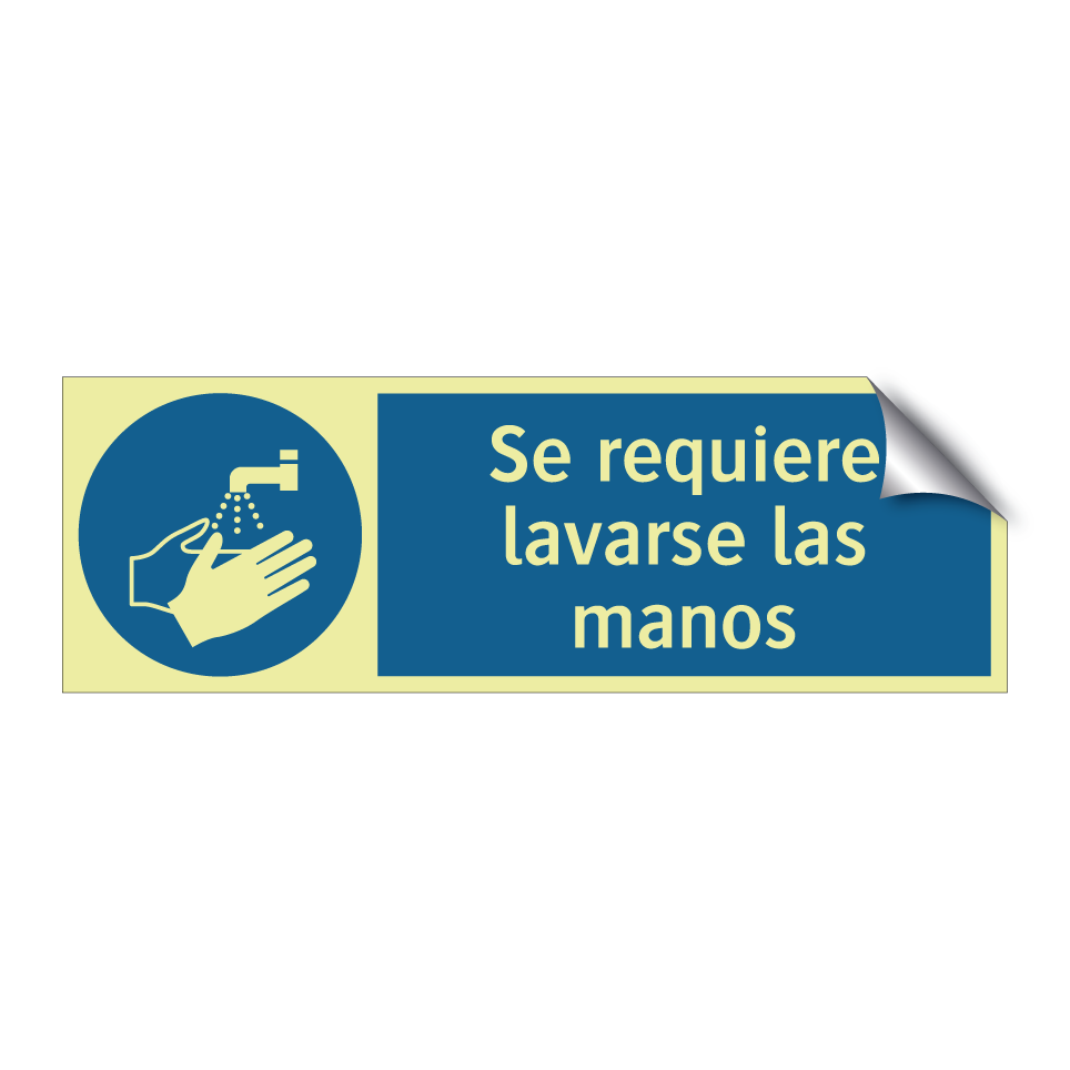 Se requiere lavarse las manos