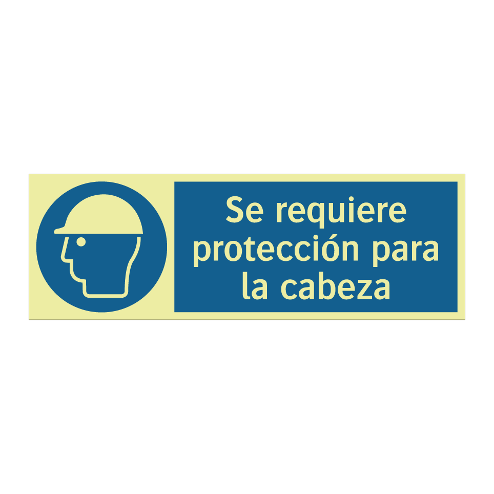 Se requiere protección para la cabeza