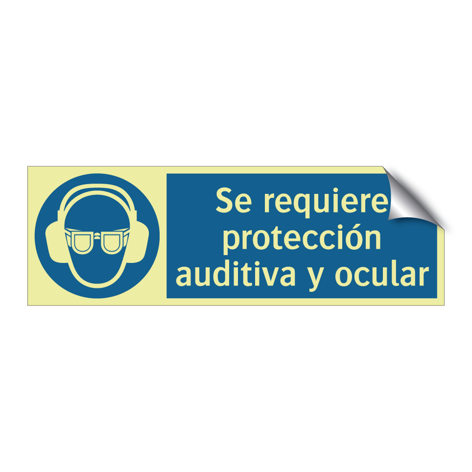 Se requiere protección auditiva y ocular