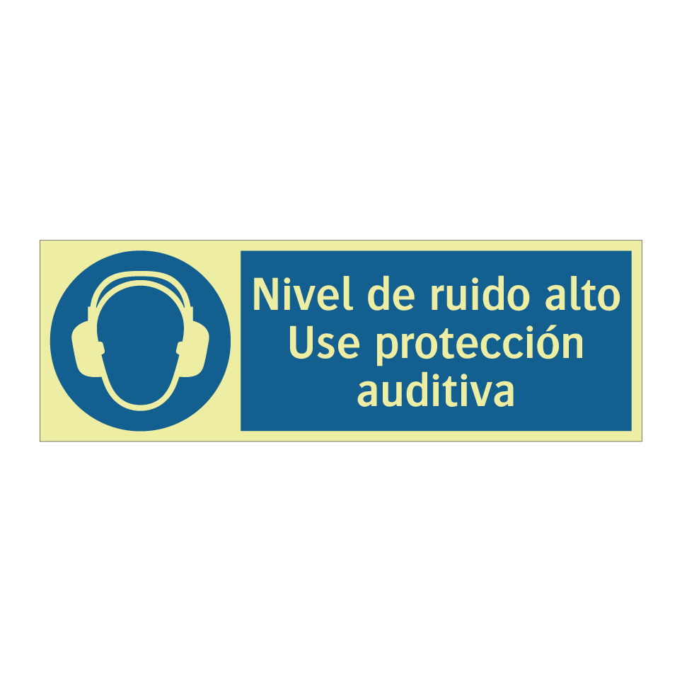 Nivel de ruido alto Use protección auditiva