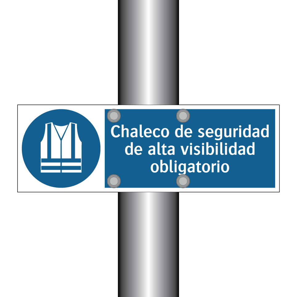 Chaleco de seguridad de alta visibilidad obligatorio